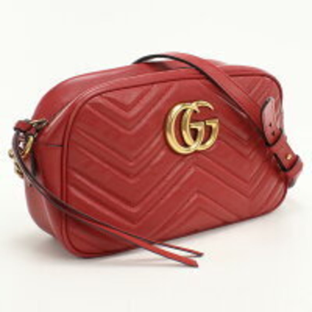 Gucci GG Marmont Camera Bag Shoulder Red
